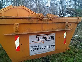 1,5 m³ gedeckelt